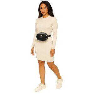 Fanny Pack Belt Bum Bag Crossbody Shoulder Handbag Black Women's Woman's